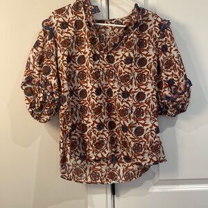 Block print blouse